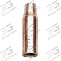 LINCOLN ELECTRIC Gas Nozzle: 5/8 in, Conical, Flush (MPN KP23-62F). Key specifications — Manufacturer Part Number: KP23-62F; Nozzle to Tip Relationship: Flush; For Contact Tip Series: Magnum 400A; Brand: LINCOLN ELECTRIC.