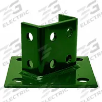 Strut Channel Fitting: 1 5/8 in x 3 1/4 in For Strut Channel Size, Green Coated, 8 Holes, Steel (MPN V6945GN). Key specifications — For Strut Channel Size: 1-5/8 in x 3-1/4 in; Manufacturer Part Number: V6945GN; Brand: VAST; Material: Steel; Finish: Green Coated.