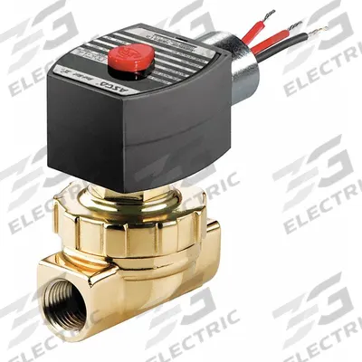 REDHAT Solenoid Valve: 2-Way, Normally Closed, 1/2 in Pipe Size, 110V AC/120V AC - 2-Way/2-Position, Normally Closed Solenoid Valves