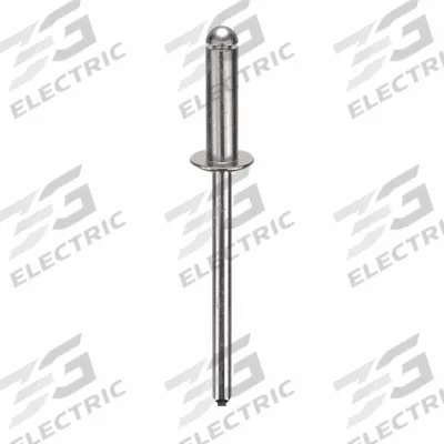 APPROVED VENDOR Blind Rivet,1 17/20" L,0.156" dia,PK500: Inch, 1 27/32 in Overall Lg, 35/64 in Body Lg - Domed-Head Blind Rivets