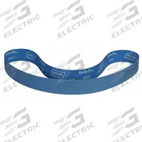 NORTON Sanding Belt: 2 1/2 in W x 48 in L, Zirconia Alumina, 50 Grit, Y Wt Cotton Backing, 10 PK (MPN 78072727213). Key specifications — attr556092: NORTON; attr556103: BlueFire R821P.