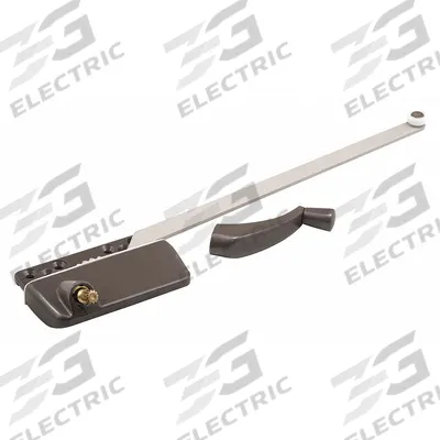 PRIME-LINE Window Operator: Crank, Handle Included, Left-Hand, Frame, Brown - Awning & Casement Window Operators & Handles