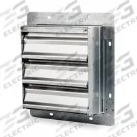 39"H-W 5.75"L Alu Wall Backdraft Dampr: For 36 in Fan, Single Panel, 39 in H, 39 in W, 2 1/2 in D (MPN 4C521). Key specifications — Airflow Direction: Horizontal; Blade Type: Flat Blade; Brand: DAYTON; Maximum Air Velocity: 2500 fpm; Mounting Position: Vertical.