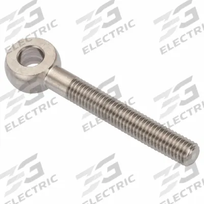 AMPG Fixed Rod End: Stainless Steel, Plain, 90 mm Hole Center-to-End Lg, Left Hand - Stainless Steel Male Threaded Fixed Rod Ends