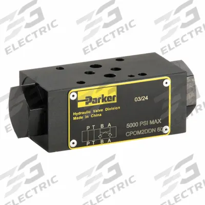 Parker Pilot Operated Check Valve: 15.9 gpm Flow Rate - Max, 5,075 psi Max Pressure - Double Pilot-Operated Check Valves