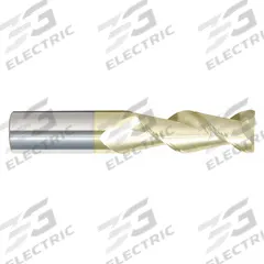 APPROVED VENDOR Corner Radius End Mill: Carbide, ZrN Coated, 2 Flute, 5/16" Mill Dia, 1/2" LOC (MPN 282-312500D)