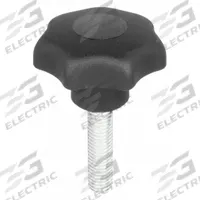 KIPP Hand Knob: 7 Point, Plastic w/ Steel Thread, M6 Thread, 25 mm Thread Lg, 32 mm Dia (MPN K0155.4061X25). Key specifications — Brand: KIPP.