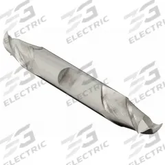 CLEVELAND Square End Mill: Cobalt, Double End, 2 Flute, 3/8" Mill Dia, 9/16" LOC, 3-1/2" OAL (MPN C52159)