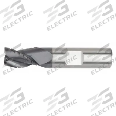WIDIA HANITA Roughing End Mill: Carbide, AlTiN Coated, 3 Flute, 1" Mill Dia, 2" LOC - Corner-Radius Carbide Roughing End Mills for Steel & Cast Iron