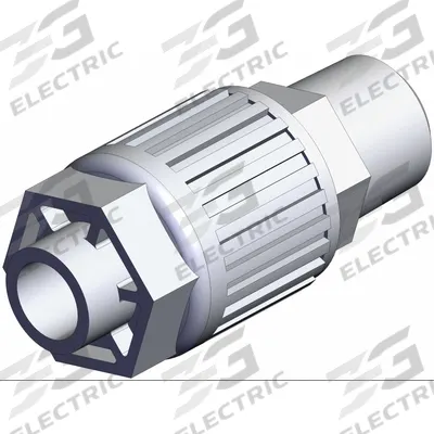 SMC High Purity Tube Fitting: 3/8 in Pipe x 3/8 in OD Size, NPT x Compression - PFA Compression Tube Fittings