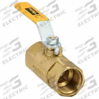 APPROVED VENDOR Manual Two-Way Ball Valve: 1 in, Brass, Straight, Female SAE x Female SAE, Two-Piece (MPN XV506P-16). Key specifications — Brand: APPROVED VENDOR; Handle: Lever.