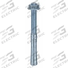 MKT FASTENING Wedge Anchor: 8 1/2 in Overall Lg, 3/4 in Dia, 3/4"-10 Thread Size, Steel, Steel, 5 PK (MPN 2634812). Key specifications — Brand: MKT FASTENING; Anchor Type: Wedge; Finish Type: Zinc Plated.