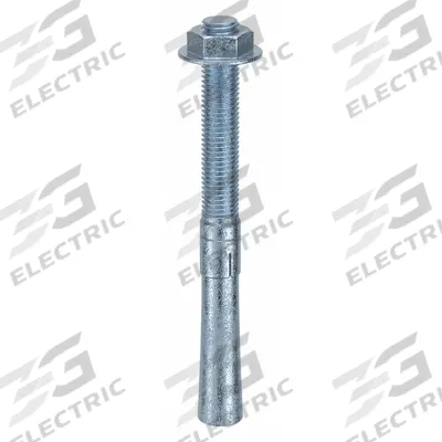 MKT FASTENING Wedge Anchor: 8 1/2 in Overall Lg, 3/4 in Dia, 3/4"-10 Thread Size, Steel - Steel Wedge Anchors