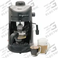 CAPRESSO Espresso Machine: Single, 12 fl oz Max Brewing Capacity, Includes Service & Holding (MPN 303.01). Key specifications — Includes Service & Holding: Yes; Plumbing Required: No.