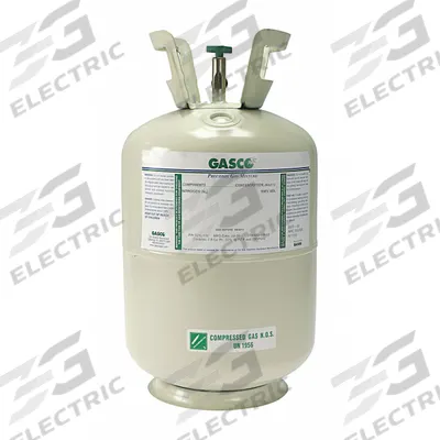 GASCO Calibration Gas: Nitrogen, Disposable, +/-5% Accuracy, CO2/O2, Calibration Gas - Calibration Gases for Portable Gas Detectors