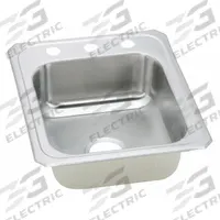 ELKAY Kitchen Sink: 21 1/4 in Overall Lg, 17 in Overall Wd, 6 3/4 in Bowl Dp, 14 in Bowl Lg, 1 Bowls (MPN CR17213). Key specifications — Brand: ELKAY; Color Family: Silver/Gray.