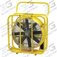 TEMPEST Cooling Fan: 24 in Blade Dia, 115/208 to 230V AC, Mobile, 1 hp, Direct Drive, Aluminum (MPN 913-1065). Key specifications — Mobility: Mobile; Voltage: 115/208 to 230V AC; Brand: TEMPEST.