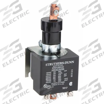 STRUTHERS-DUNN Mercury Displacement Contactor: 208V AC, 35 A Full Load Current - Resistive - Mercury Displacement Contactors