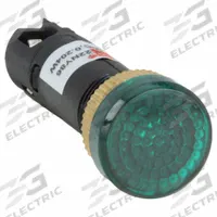 DAYTON Raised Panel Light: 12 mm Panel Mounting Hole Dia, LED, Raised Head (MPN 22NY86). Key specifications — Brand: DAYTON; Electrical Connection: M2.5 Screw.