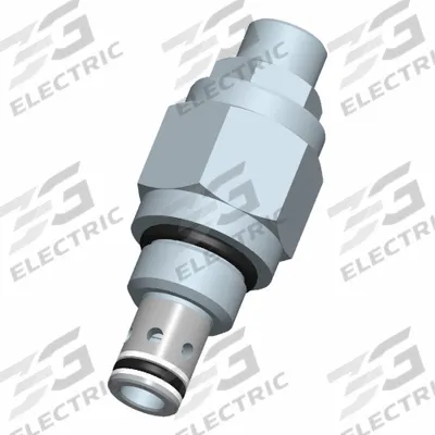 BUCHER HYDRAULICS Cartridge Valve: Screw-In, Screwdriver Adjustment, C08-20 Valve Cavity Size - Pressure Control Cartridge Valves