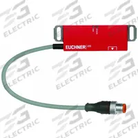 EUCHNER Non-Contact Safety Switch: Pigtail Connector, Multicode, 8 Pins, M12, 1 m Cable Lg (MPN CES-AR-CR2-CH-SA-105745). Key specifications — Compatible Actuator Technology: RFID; Brand: EUCHNER; Door Opening Orientation: Right Hand; Electrical Connection: M12; Coding: Multicode; Can be Daisy-Chained: No.