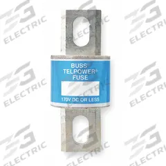 BUSSMANN Telecom Protection Fuse: TPL Series, Fast-Acting, Bolt-On, 400 A, 170 V DC (MPN TPL-CR). Key specifications — attr1282929: TPL; attr211197: BUSSMANN.