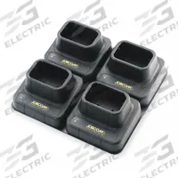 RITRON Multi-Unit Charger: Fits Ritron, For JMX Series, 4 Radios Charged, 110 V AC, BCJS-4AD. Key specifications — Brand: RITRON; Compatible Radio Series: JMX; Product Type: Multi-Unit Charger.