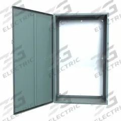 HAMMOND Electrical Enclosure: Steel, 60 in x 36 in x 20 in, NEMA 12/13, w/Panel, Solid Cover, Hinged (MPN 1418T20). Key specifications — Brand: HAMMOND; Closure Method: Clamps; Knockouts: Not Included.