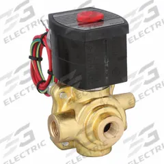 REDHAT Solenoid Valve: 4-Way, 1/4 in Pipe Size, 120V AC, Explosion Proof/Watertight, NAMUR Mount (MPN EF8342G001). Key specifications — Pipe Size: 1/4 in; Voltage: 120V AC; Brand: REDHAT; Coil Enclosure: Explosion Proof.
