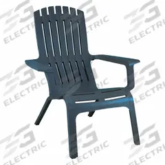 GROSFILLEX Adirondack Chair: Barn Blue, Barn Blue, Glossy, 16 in Seat Ht, 36 in Seat Wd (MPN US444747). Key specifications — Finish: Glossy; Frame Color: Barn Blue; Frame Material: Mineral Polymer; Seat Color: Barn Blue; Seat Material: Mineral Polymer.