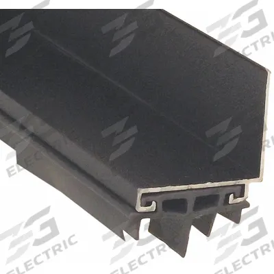 PEMKO Door Sweep: Notched Fin Insert, Aluminum, 36 in Lg, 1 5/16 in Wd - Door Shoes