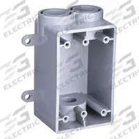 CANTEX Electrical Box: PVC, Rectangular, 1 Gangs, 1/2 in Hub Size, 20 cu in Capacity, Gray (MPN 5133544). Key specifications — Color: Gray; Brand: CANTEX.