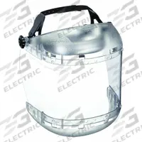 SELLSTROM Face Shield: Clear, Uncoated, Reusable, 19 in Visor Wd, 6 in Visor Ht, Polycarbonate (MPN S38410). Key specifications — Headgear Color: Clear; Brand: SELLSTROM; Visor Material: Polycarbonate; Visor Features: Reusable.