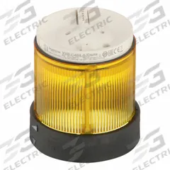 SCHNEIDER ELECTRIC Tower Light Module: Flashing, 24 to 48V DC, Yellow, 70 mm Overall Dia, XVB (MPN XVBC4B8). Key specifications — Brand: SCHNEIDER ELECTRIC; Compatible with Series: XVB; Lens Color: Yellow; Operating Voltage: 24 to 48V DC; Manufacturer Part Number: XVBC4B8.