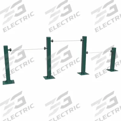 TRIACTIVE USA Multi-Bars: 88 in Overall Ht, 177 in Overall Lg, 8 in Overall Wd, Beige/Green - Outdoor Fitness Stations