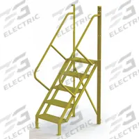 TRI-ARC Configurable Platform Ladder: 7.7 ft Overall Ht, 30 in Overall Wd, 20 in Overall Dp, Steel (MPN UCL5005246). Key specifications — Material: Steel; Color: Yellow; Brand: TRI-ARC.