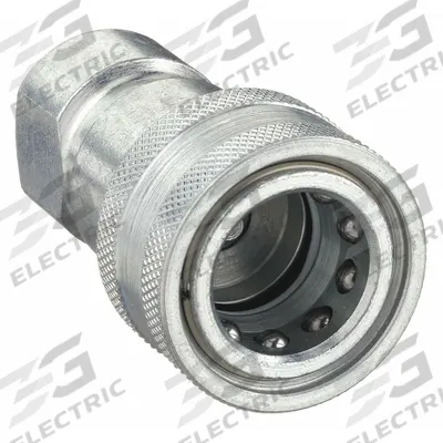 PARKER Hydraulic Quick Connect Hose Coupling: 7/8 in Coupling Size, Steel - ISO B Series Hydraulic Quick-Connect Coupling Bodies
