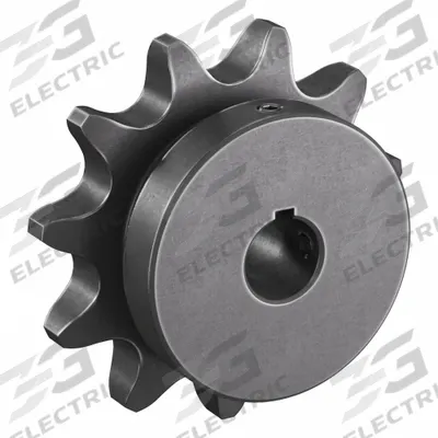 TRITAN Roller Chain Sprocket: 100, For 1 1/4 in Chain Pitch, 1 in Bore Dia, 11 Teeth - Size 100 Fixed-Bore Roller Chain Sprockets