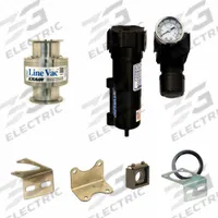 EXAIR Vacuum Conveyor Kit: For 2 in Hose I.D., 1 3/4 in Vacuum ID, 3 1/4 in Vacuum OD, -28.5 in wc (MPN 163200-316). Key specifications — Product Type: Sanitary Flange Line Vacuum Kit; Air Inlet Thread Size: 3/8 in; Brand: EXAIR.