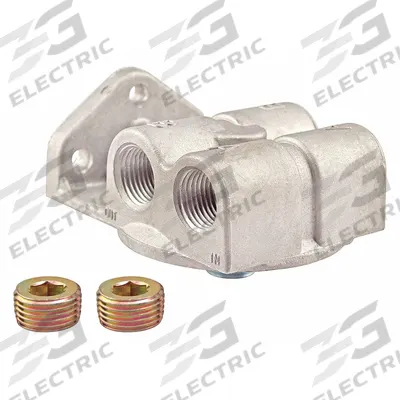 BALDWIN FILTERS Oil Filter Base: Oil Filter, Oil Filter Base, Aluminum, 1/8 in Lg - Oil Filter Accessories