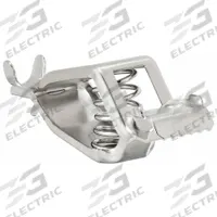 GROTE Test Clip Standard: Crimp and Solder, 25 A Max Current, 7/16 in_3/4 in_1 in Max Jaw Opening (MPN 84-9543). Key specifications — Color: Chrome; Connection Type: Crimp and Solder; Brand: GROTE.