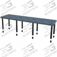 STRUCTURAL PLASTICS Plastic Shelving: 96 in x 24 in, 24 in Overall Ht, 1 Shelves (MPN S9624A). Key specifications — Resistance Properties: Corrosion-Resistant; Frame Material: Plastic; Shelving Material: High Density Polyethylene; Brand: STRUCTURAL PLASTICS.
