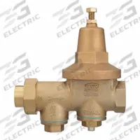 WILKINS Water Pressure Reducing Valve: FNPT, 1 1/2 in Pipe Size, Cast Bronze, 25 psi to 75 psi, NPT (MPN 112-600XLC). Key specifications — Brand: WILKINS; Union Type: Single Union; Low-Lead Compliance: Low-Lead Compliant.