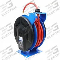 Slow Return Air/Water Hose: 50 ft. (1/2 I.D.), 1/2 in MNPT x 1/2 in MNPT, 300 psi Max Op Pressure (MPN M3D-SSAW5050-H). Key specifications — Reel Color: Blue; Hose Capacity: 50 ft. (1/2 I.D.); Swivel Material: Brass; Hose End Configuration: 1/2 in MNPT x 1/2 in MNPT; Brand: MACNAUGHT.