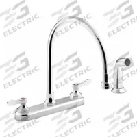 KOHLER Gooseneck Kitchen Faucet: Triton Bowe™, Brass, Widespread, Deck, 4 Mounting Holes, Chrome (MPN K-810T71-4AFA-CP). Key specifications — Series: Triton Bowe™; Brand: KOHLER.