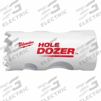 MILWAUKEE Hole Saw: 1 in Saw Dia., 3.5 Teeth per Inch, 1 5/8 in Max. Cutting Dp - Multi-Material-Cutting Hole Saws without Arbor