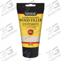 MINWAX Wood Filler: 6 oz Container Size, Tube, White, Wood Filler (MPN 448540000). Key specifications — Color: White; Finishing Features: Carvable; Brand: MINWAX.