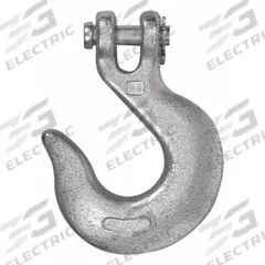 CAMPBELL Slip Hook: 3,900 lb Working Load Limit, 43 Hook Grade, Carbon Steel, Clevis, Zinc, Silver (MPN T9401524). Key specifications — Brand: CAMPBELL.