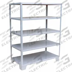 JAMCO Metal Shelving: Medium-Duty, Standalone, 48 in x 18 in, 66 in Overall Ht, 5 Shelves, Steel (MPN WN148GP). Key specifications — Brand: JAMCO; Finish: Painted; Color: Gray.