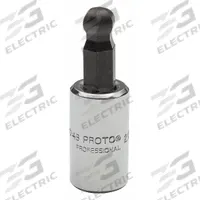 PROTO Socket Bit: 1/4 in Drive Size, Ball Hex Tip, 7/32 in Tip Size, 1 1/2 in Overall Lg, SAE (MPN J47707/32B). Key specifications — attr1204765: Fixed Insert; attr1204767: PROTO.